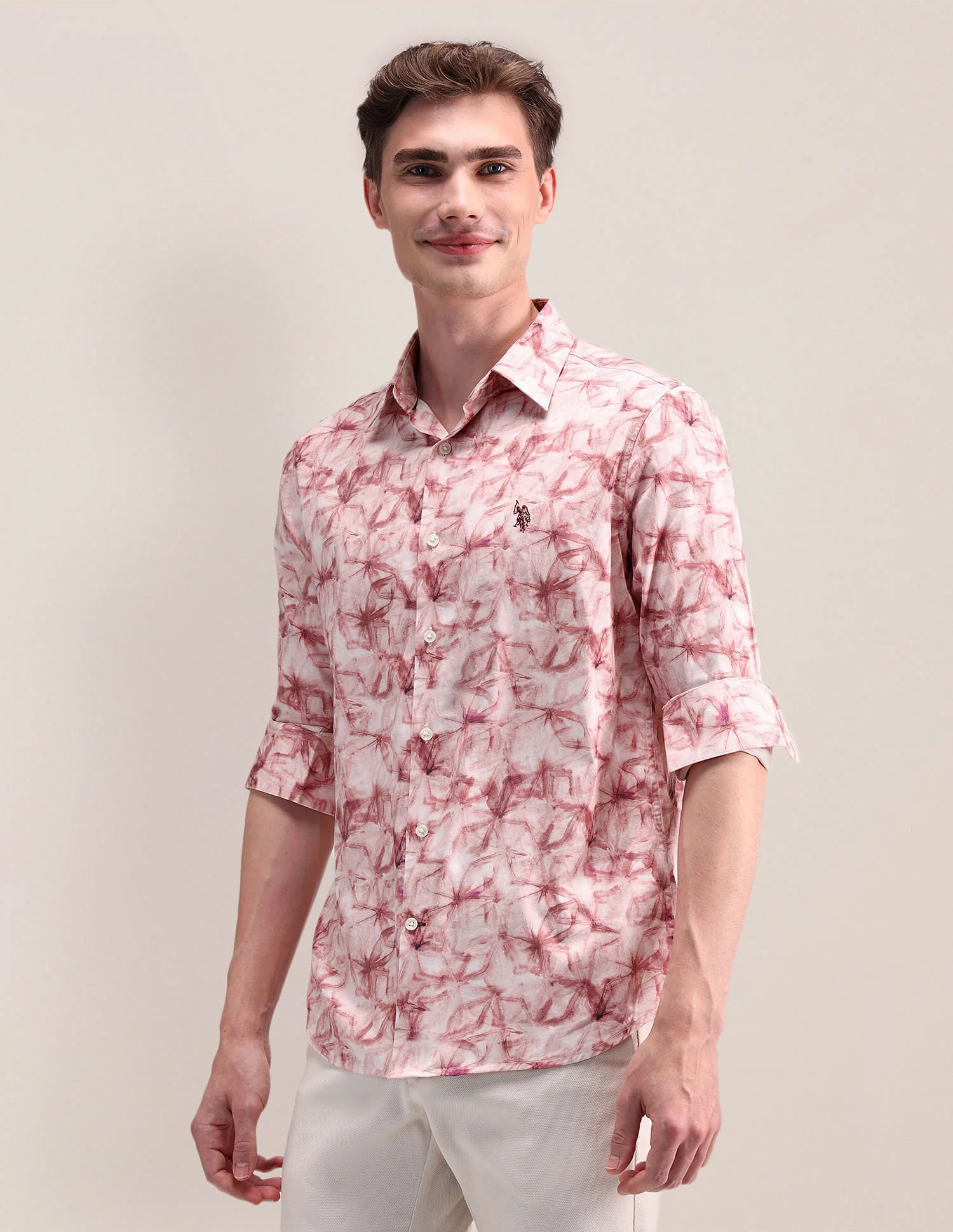 Satin Digital Print Shirt - Image 4
