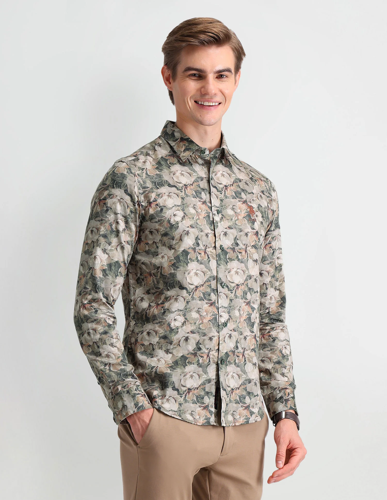 Satin Digital Print Shirt