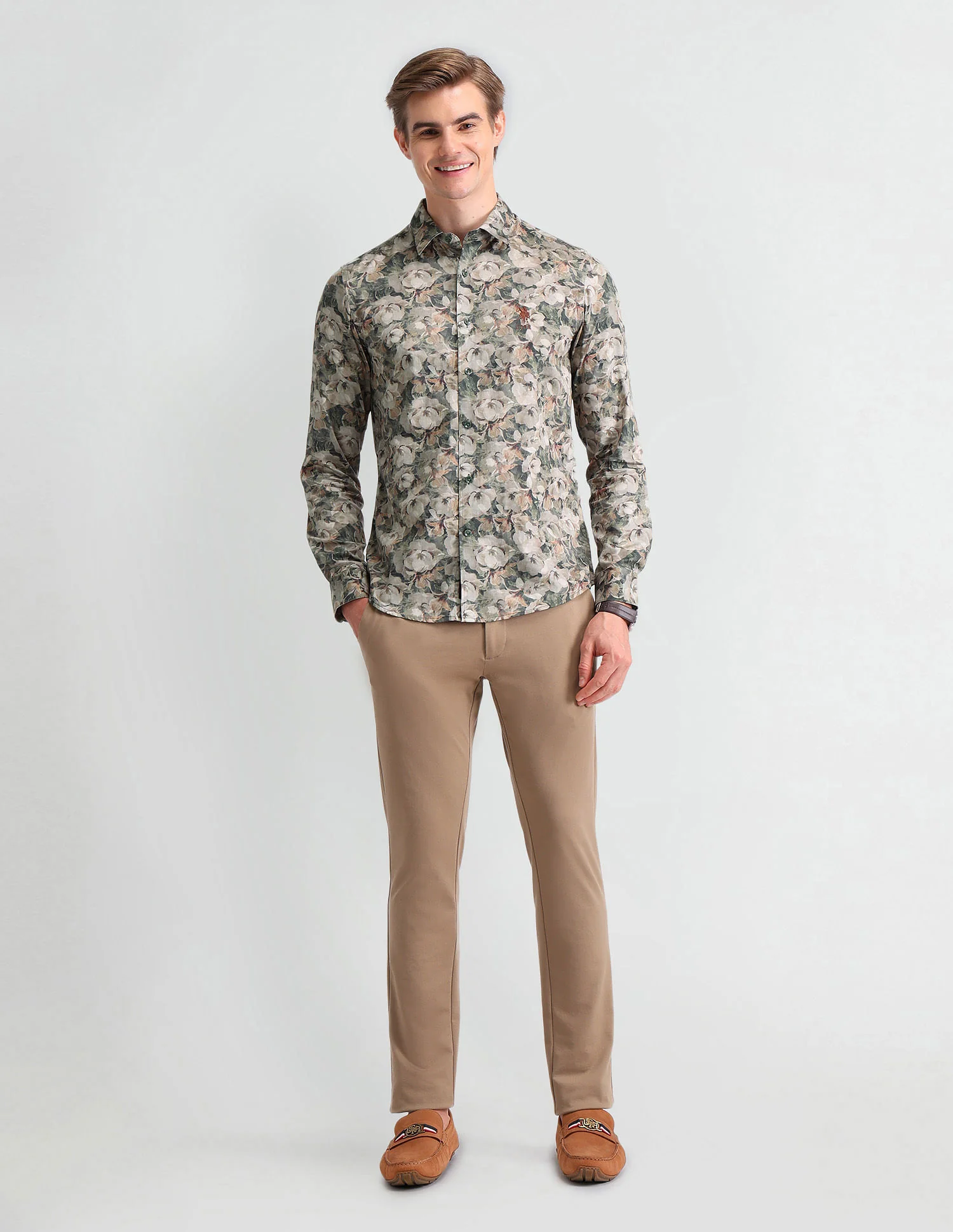 Satin Digital Print Shirt - Image 3