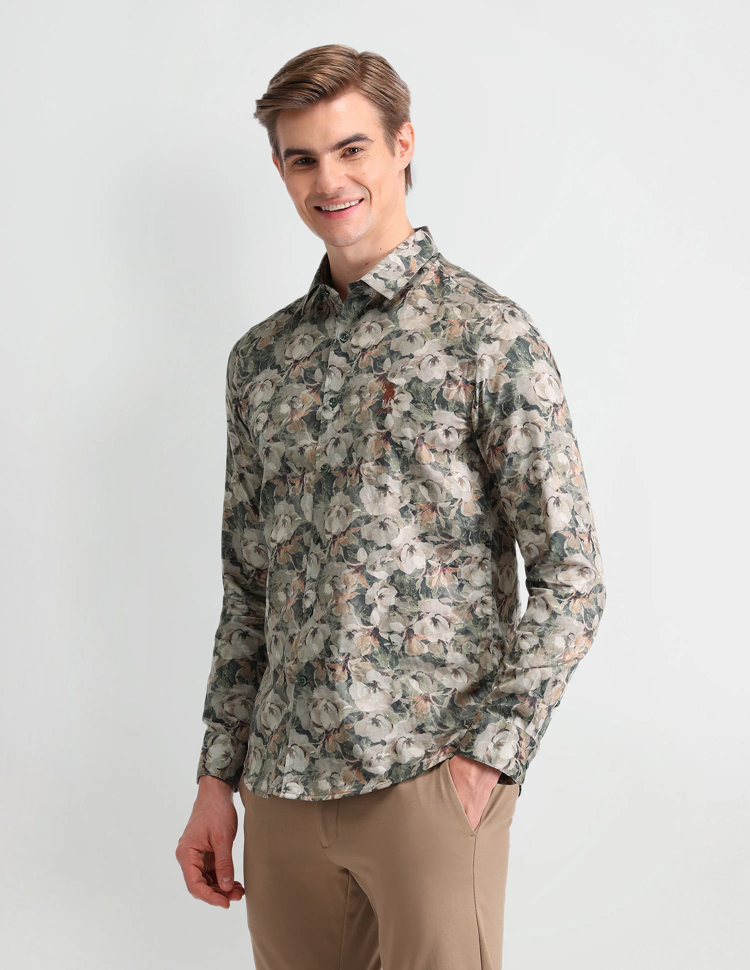 Satin Digital Print Shirt - Image 4