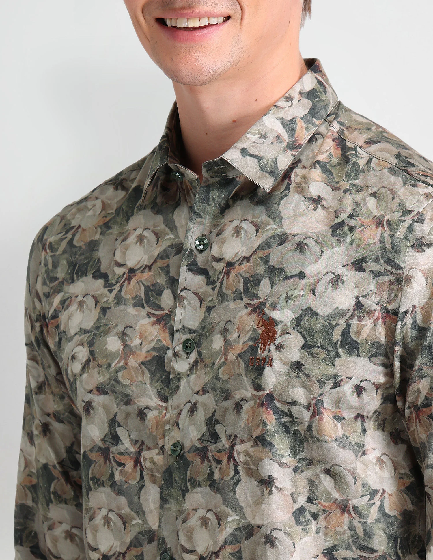 Satin Digital Print Shirt - Image 7