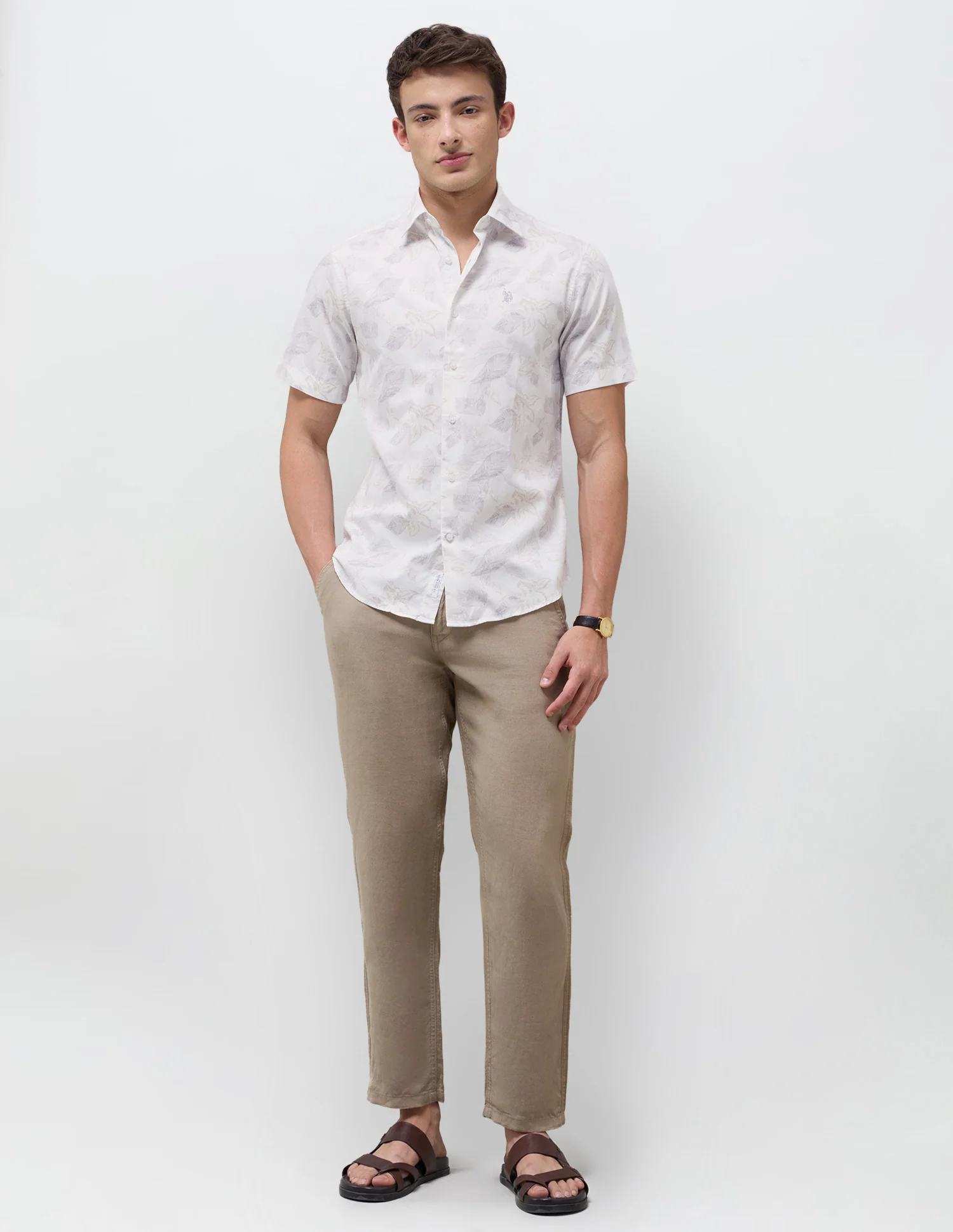 Satin Floral Printed Shirt - Image 3
