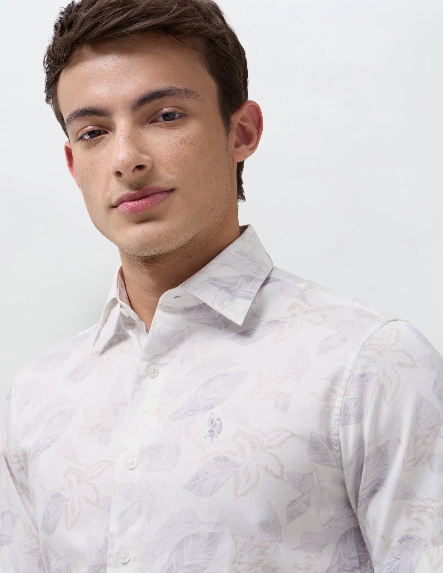 Satin Floral Printed Shirt - Image 7