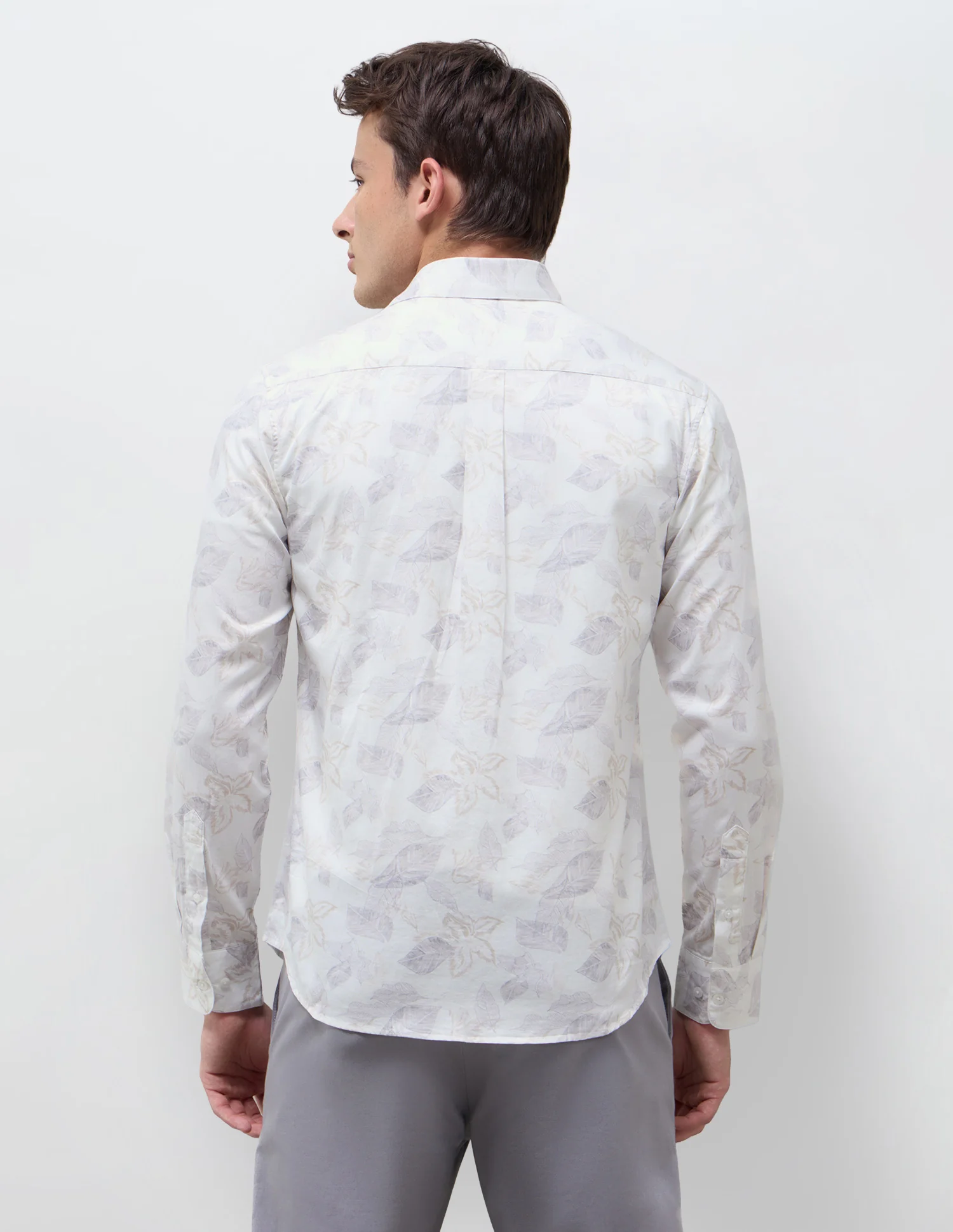 Satin Floral Printed Shirt - Image 5