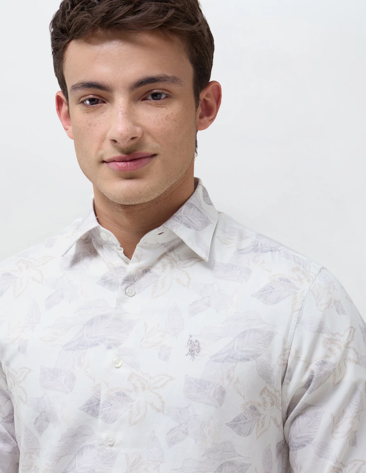 Satin Floral Printed Shirt - Image 7