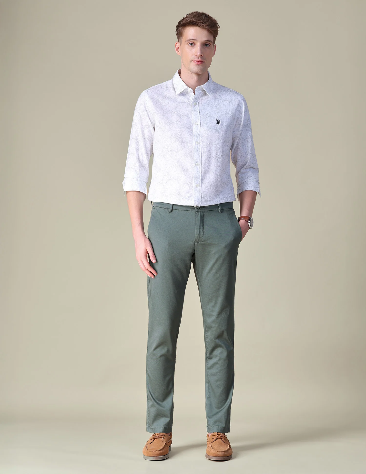 Satin Relaxed Fit Trousers - Image 3
