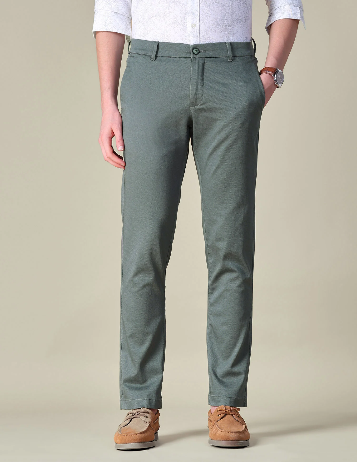 Satin Relaxed Fit Trousers - Image 6