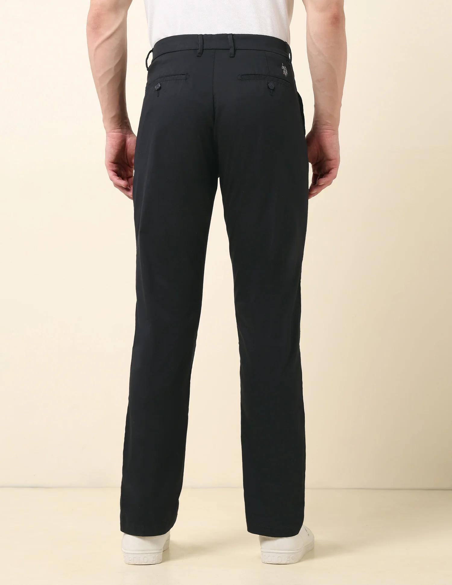 Satin Riley Straight Fit Trousers - Image 5