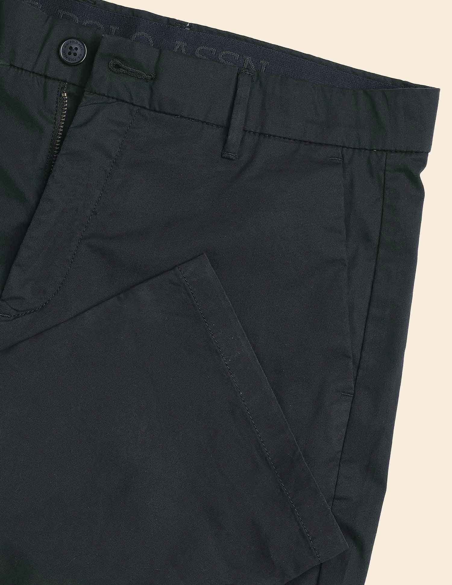 Satin Riley Straight Fit Trousers - Image 9