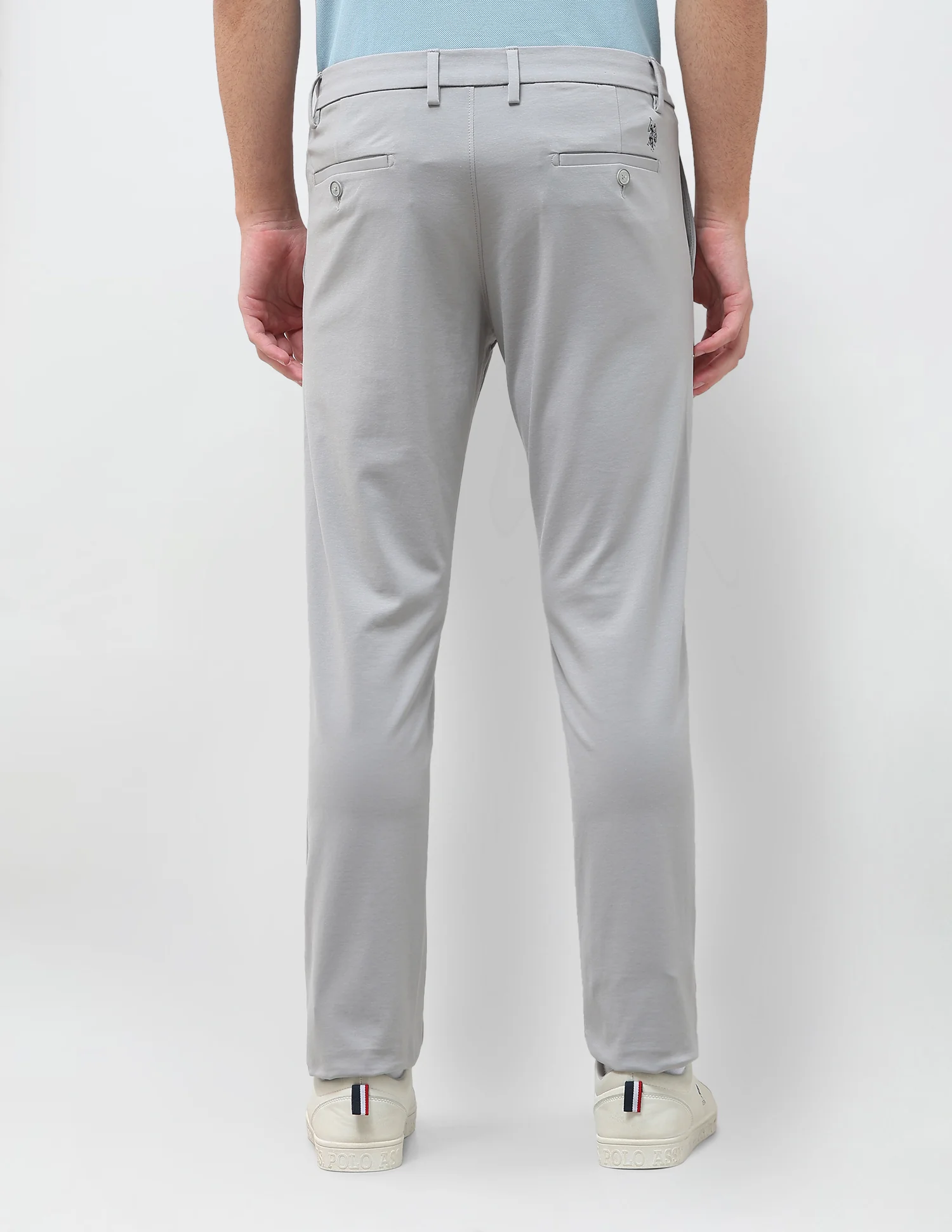 Satin Slim Fit Trousers - Image 5