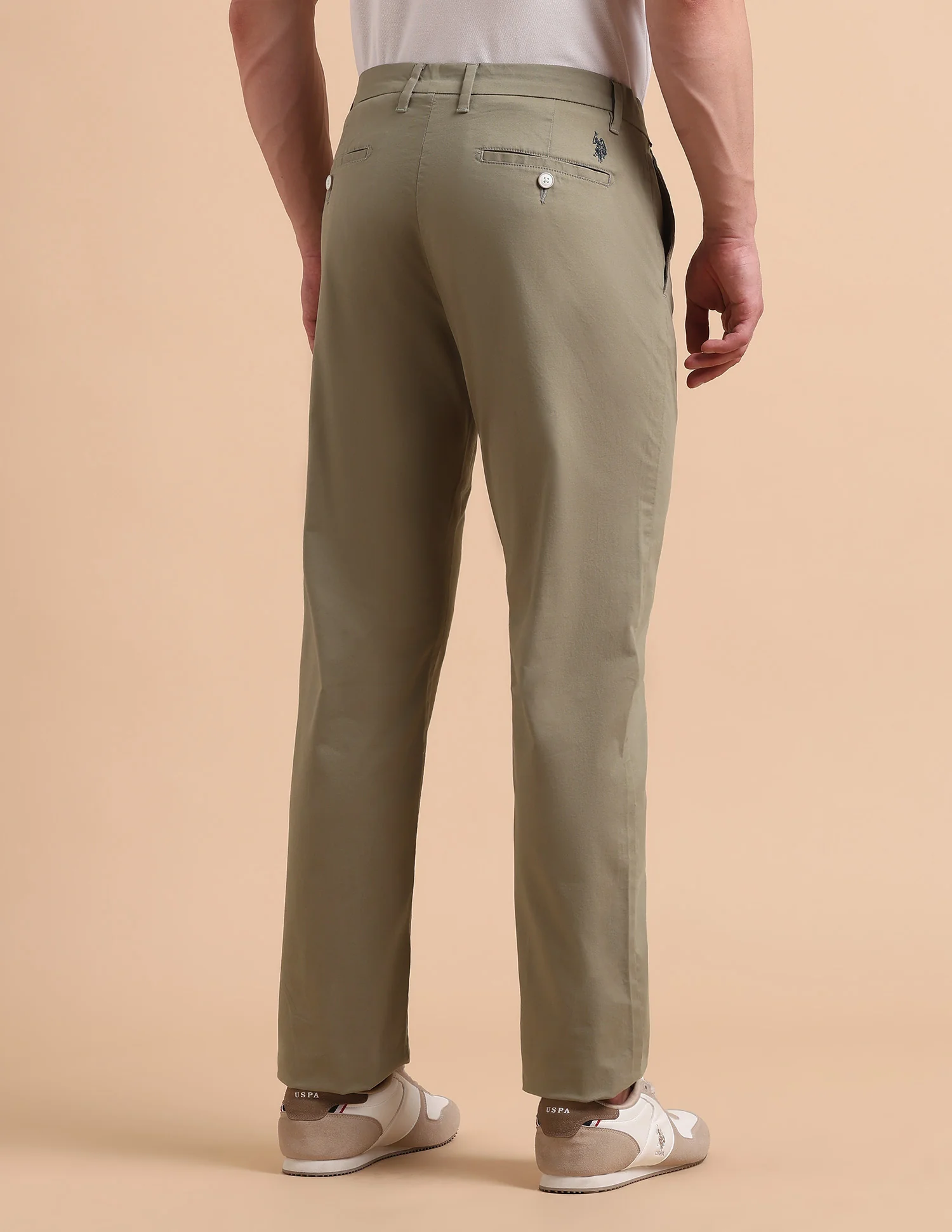 Satin Slim Fit Trousers - Image 5