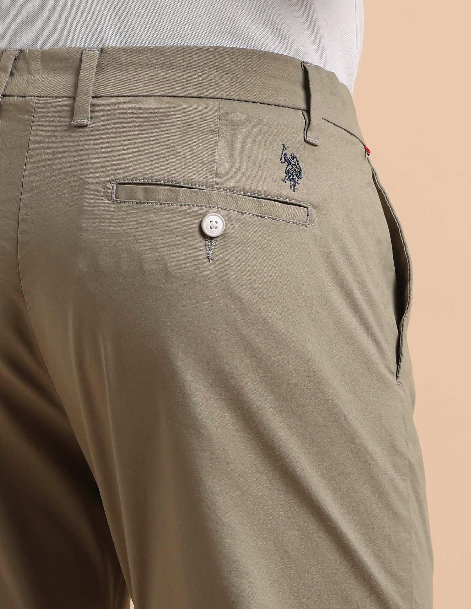Satin Slim Fit Trousers - Image 8