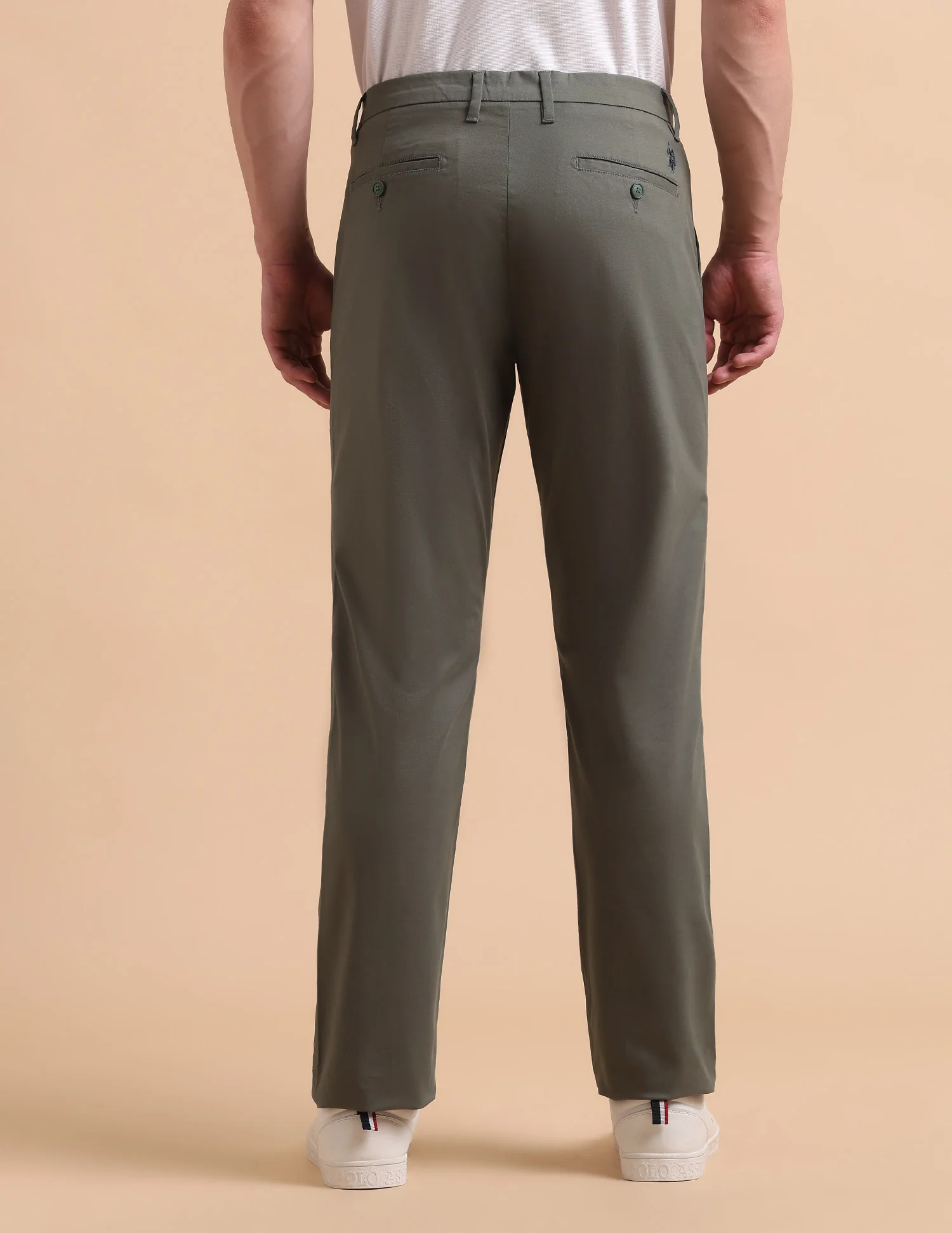 Satin Slim Fit Trousers - Image 5