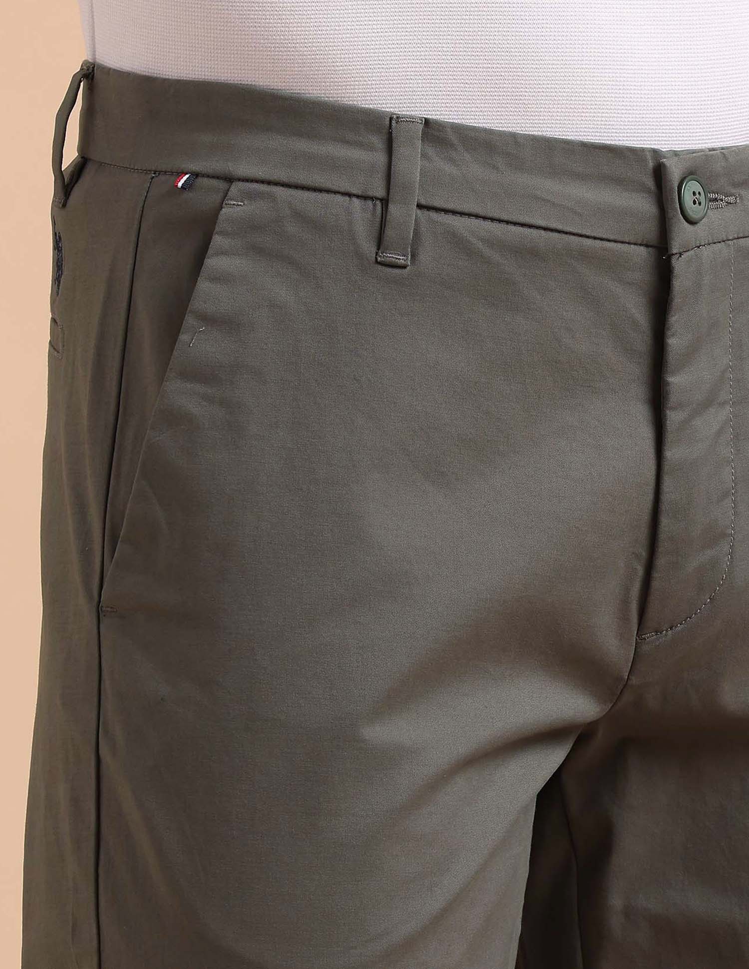 Satin Slim Fit Trousers - Image 7