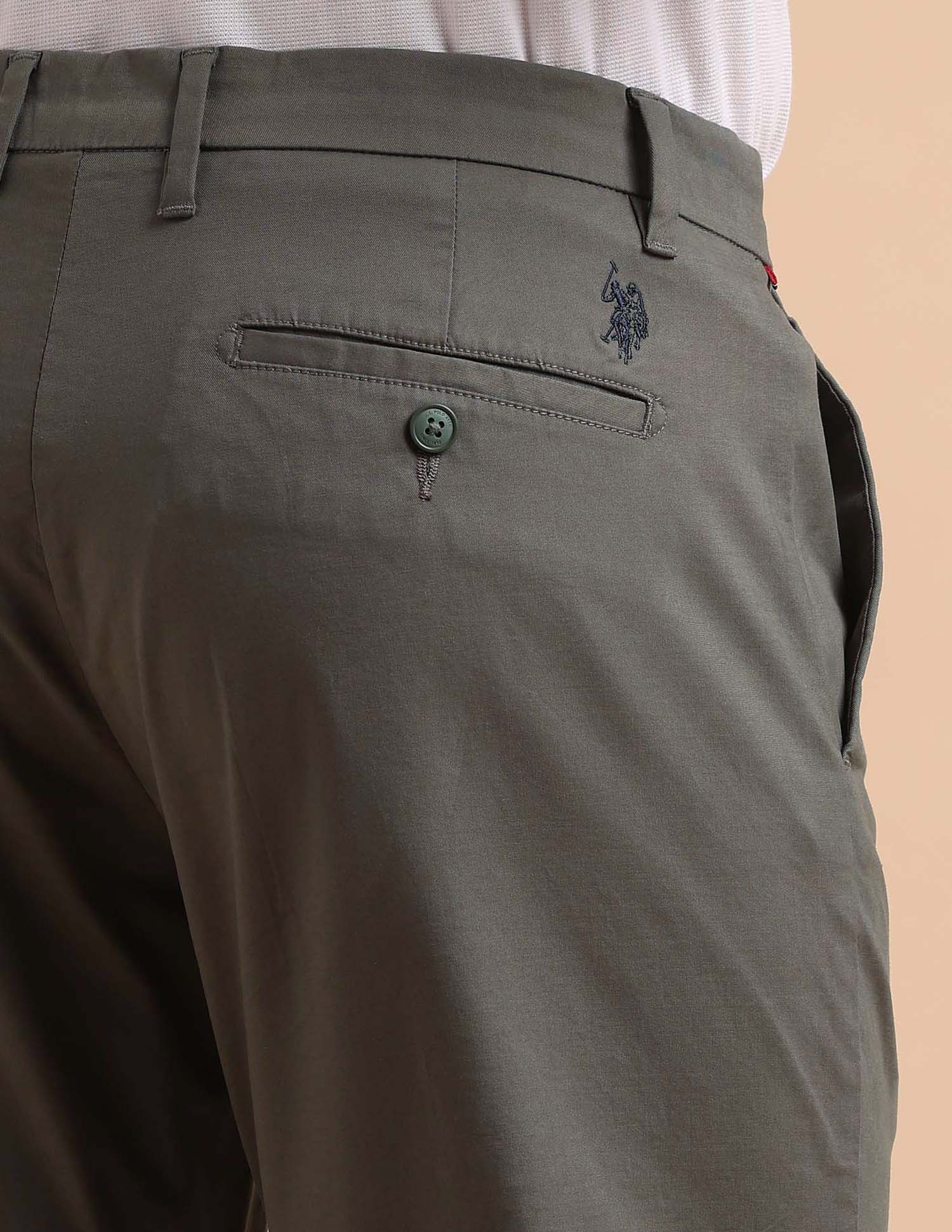 Satin Slim Fit Trousers - Image 8