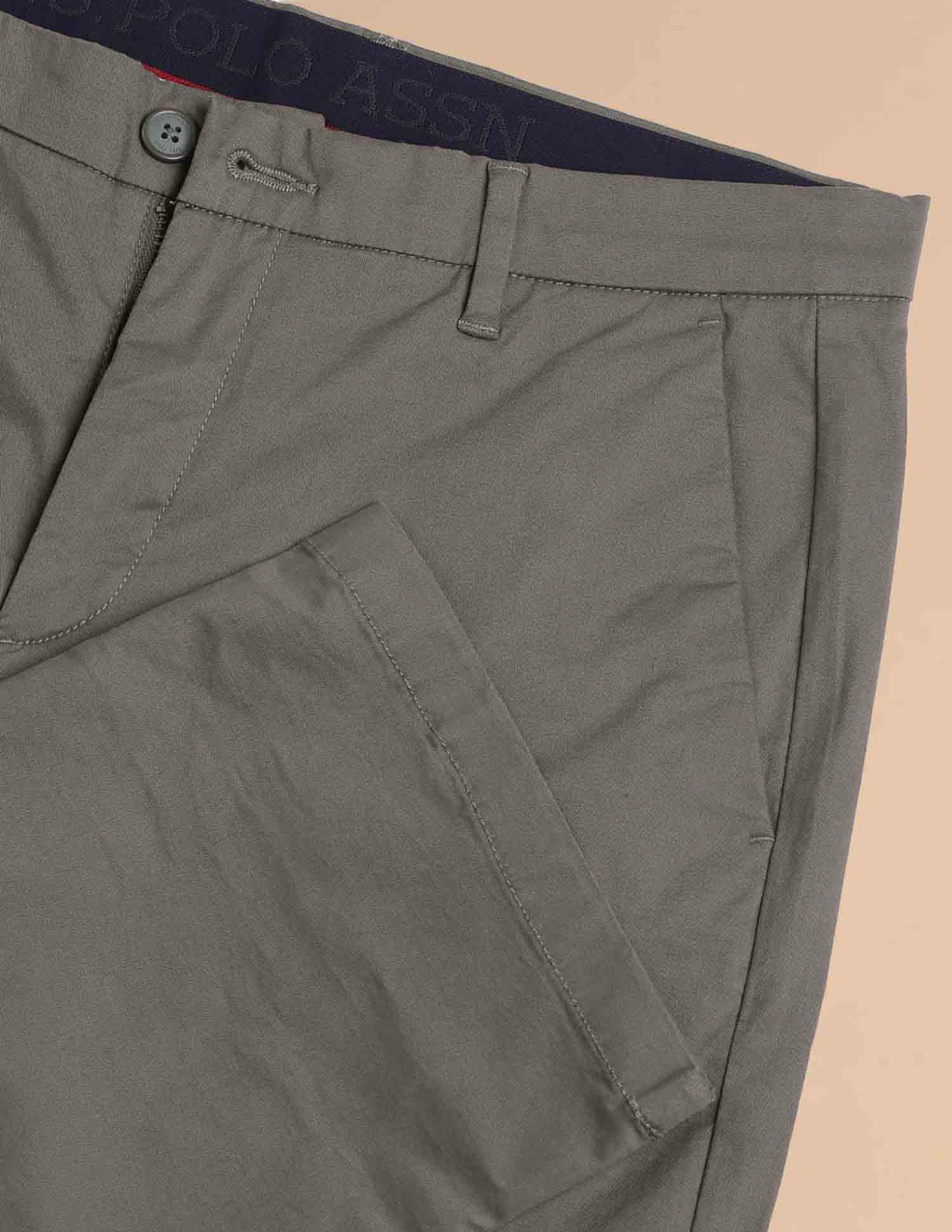 Satin Slim Fit Trousers - Image 9