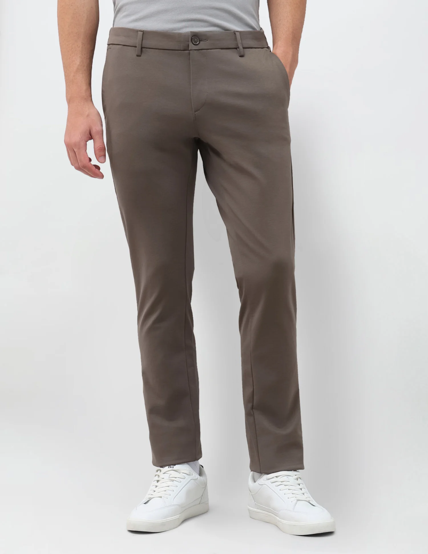 Satin Slim Fit Trousers - Image 6