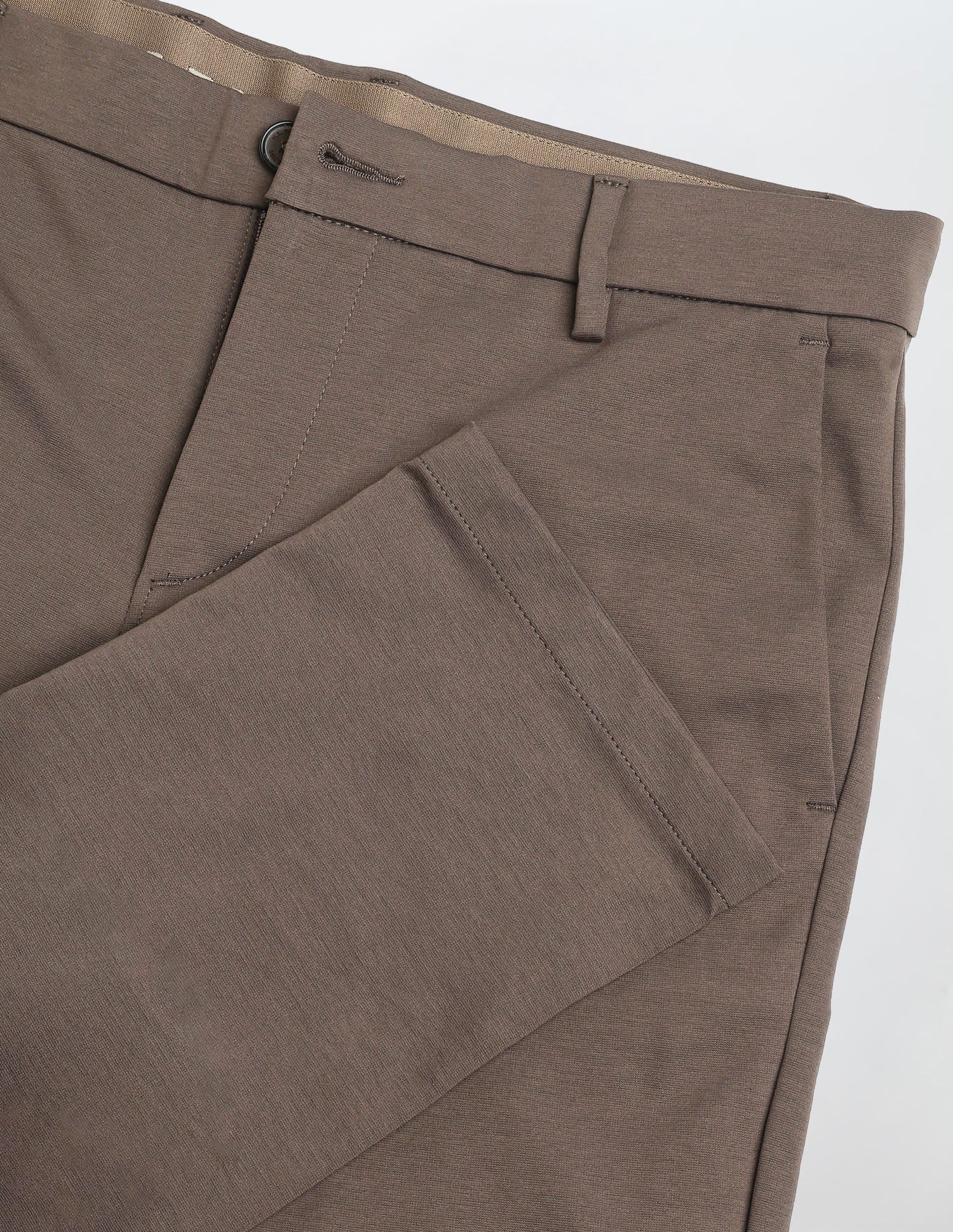 Satin Slim Fit Trousers - Image 9
