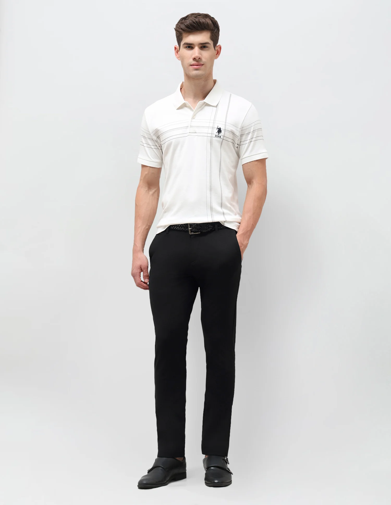 Satin Slim Fit Trousers - Image 3