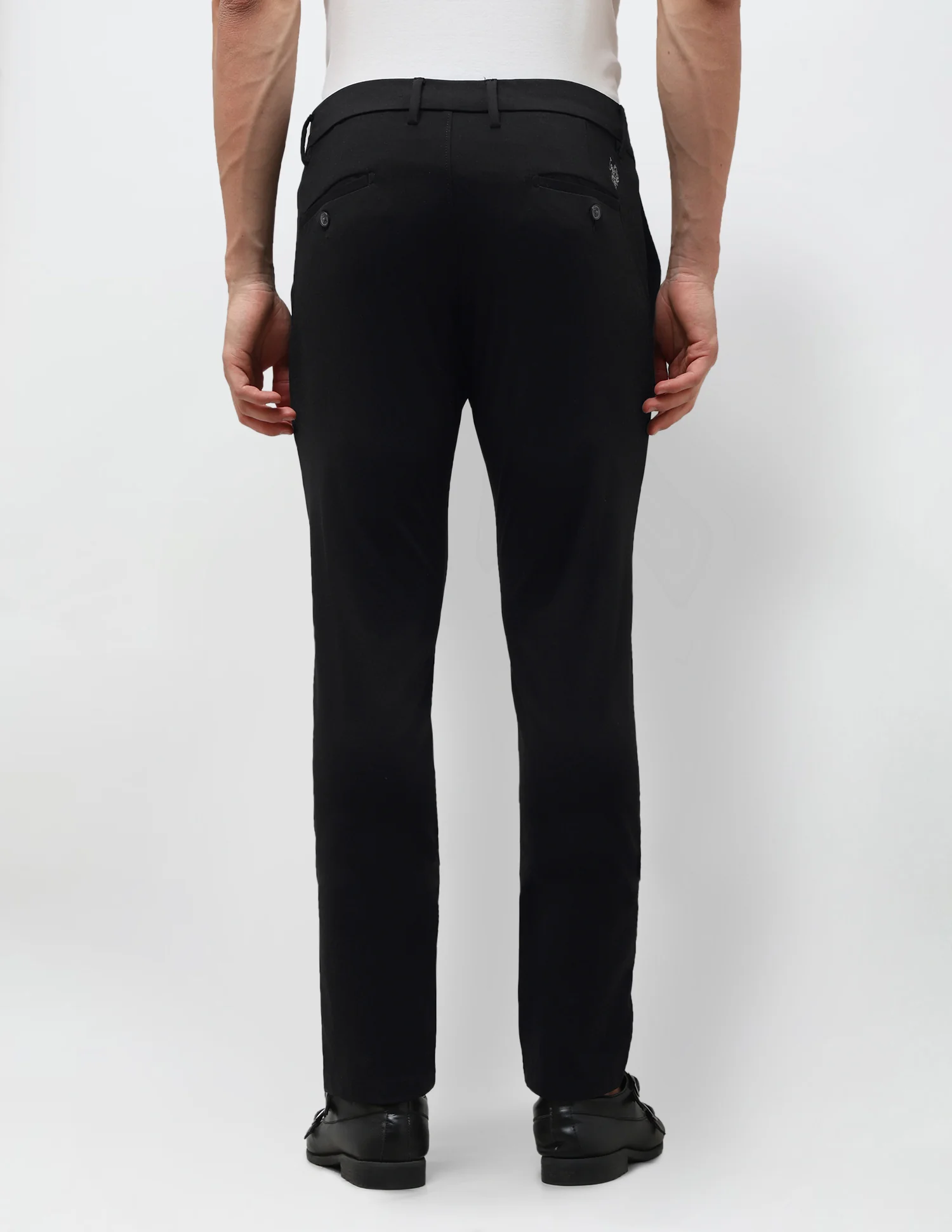 Satin Slim Fit Trousers - Image 5
