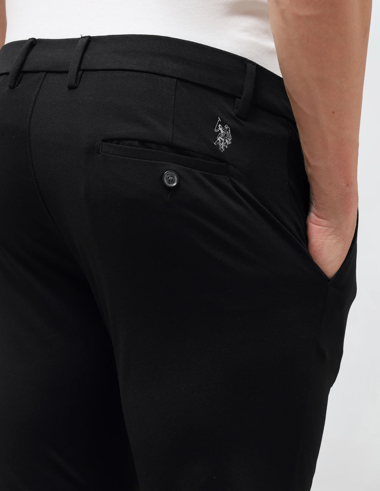 Satin Slim Fit Trousers - Image 8