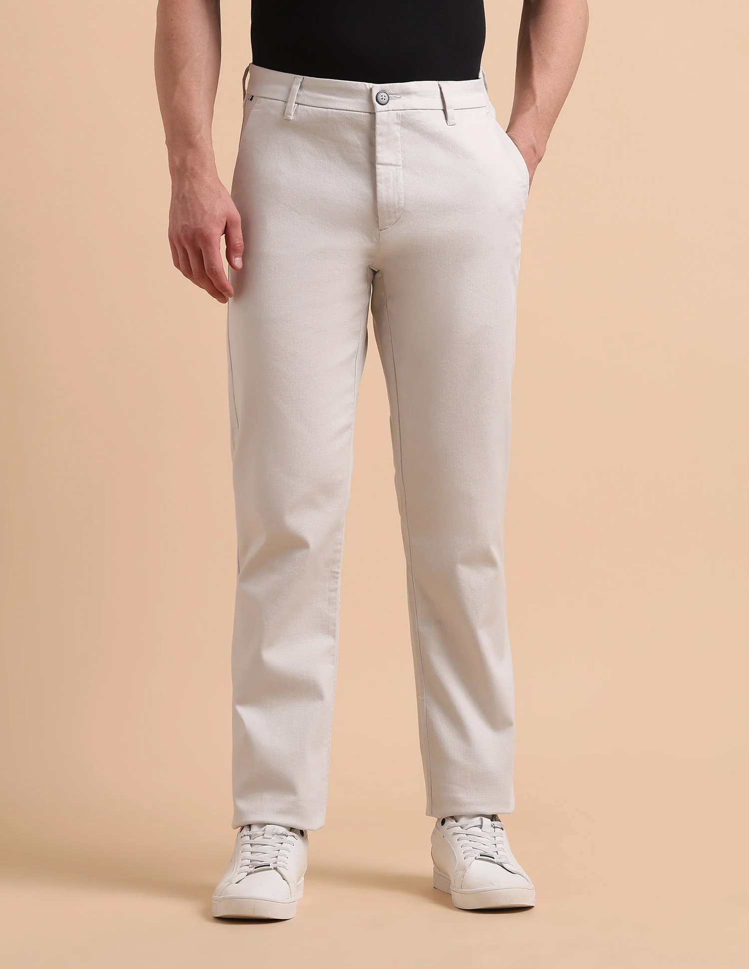 Satin Slim Fit Trousers - Image 6