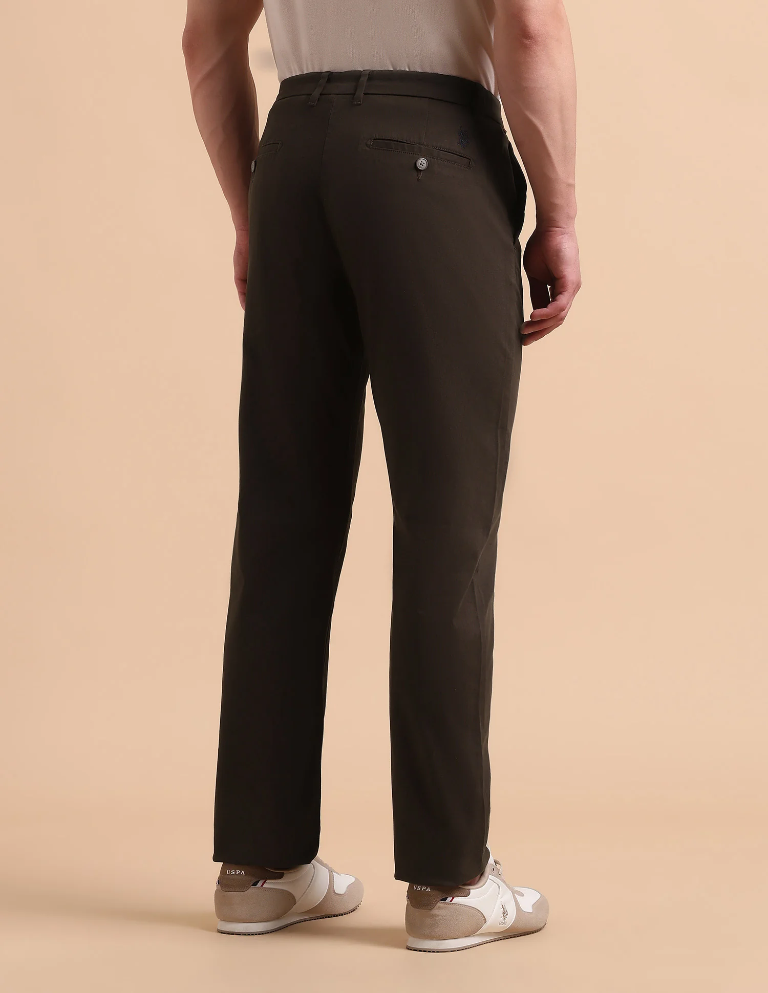 Satin Slim Fit Trousers - Image 5