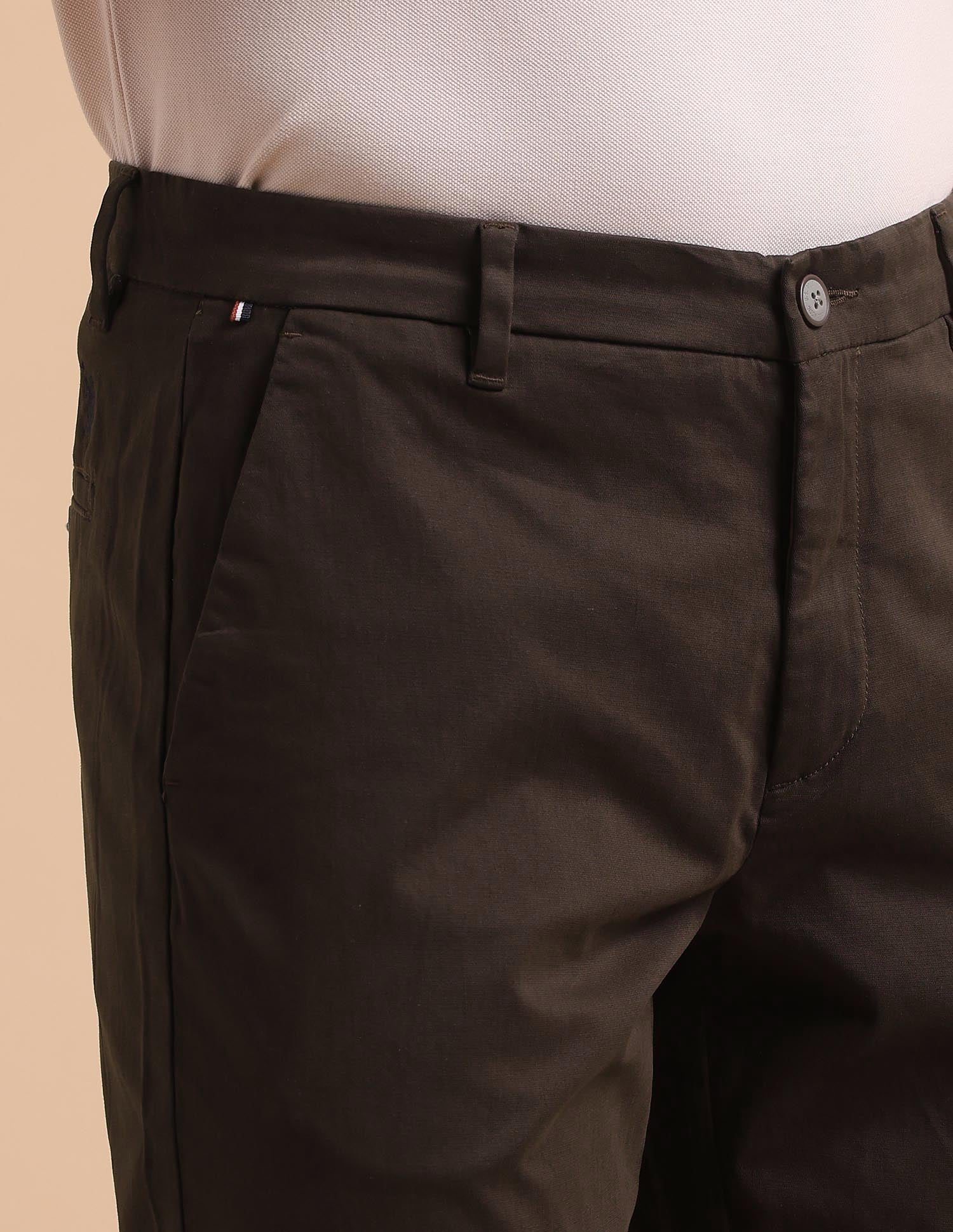 Satin Slim Fit Trousers - Image 7