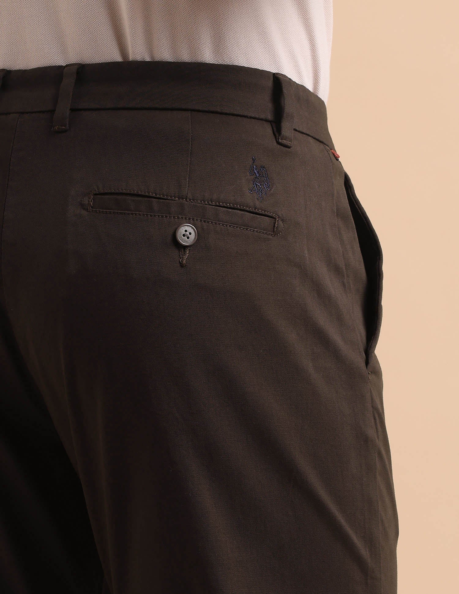 Satin Slim Fit Trousers - Image 8