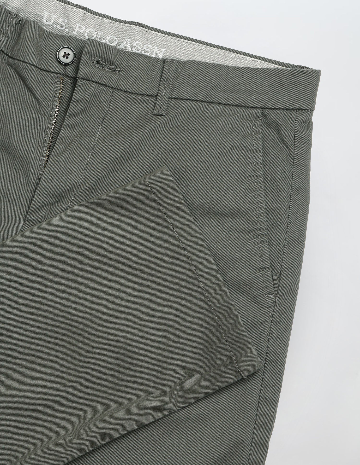 Satin Straight Fit Trousers - Image 9