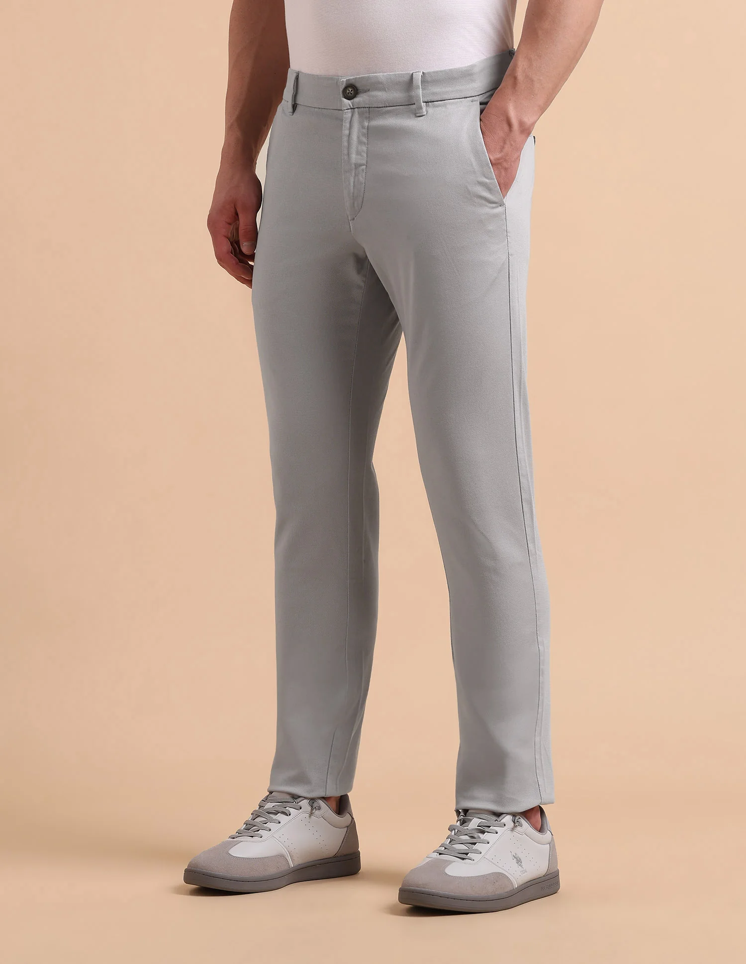Satin Super Slim Fit Trousers - Image 4