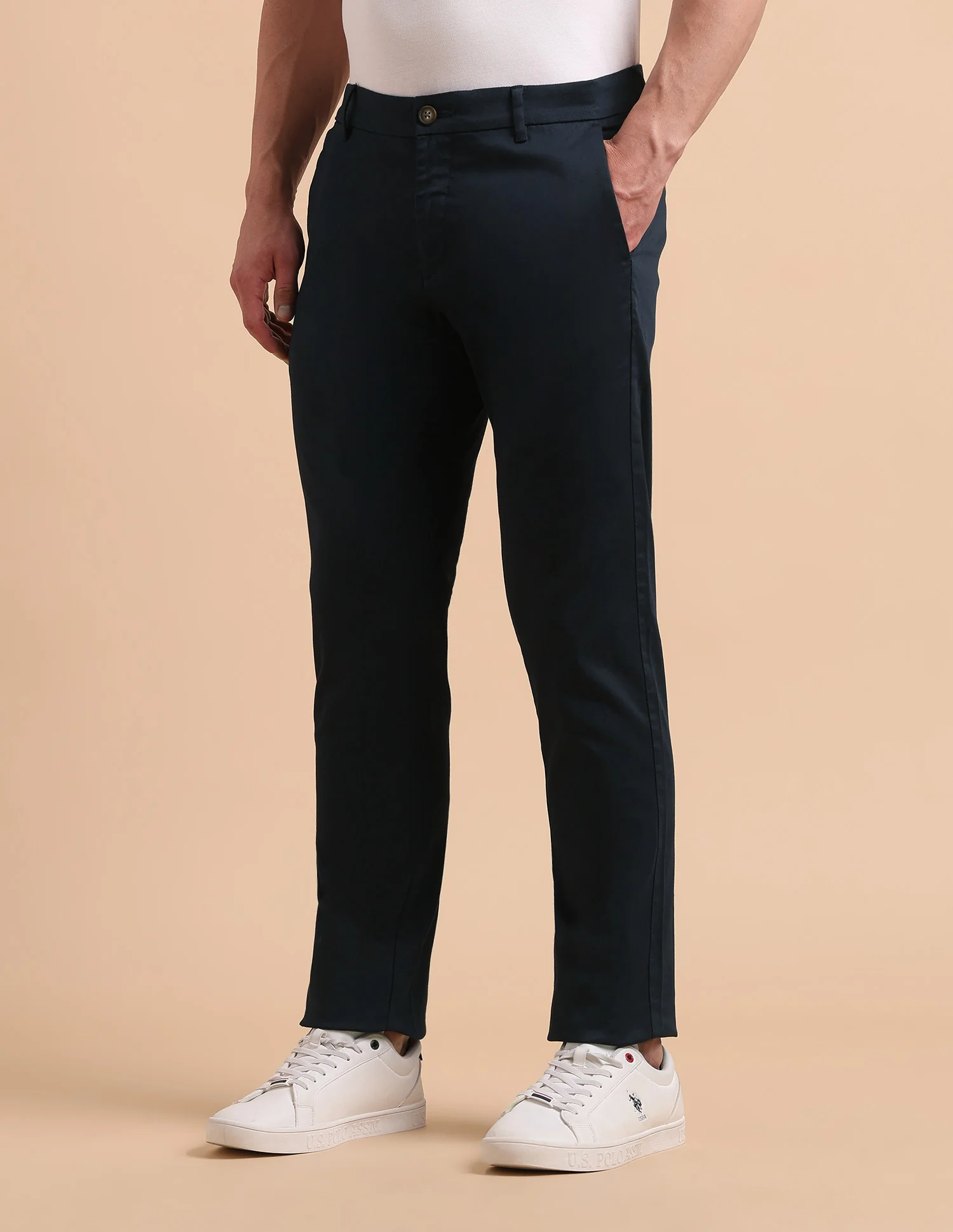 Satin Super Slim Fit Trousers - Image 4