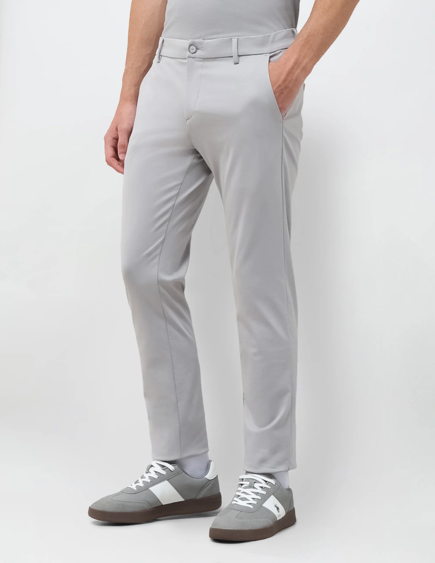 Satin Super Slim Fit Trousers - Image 4