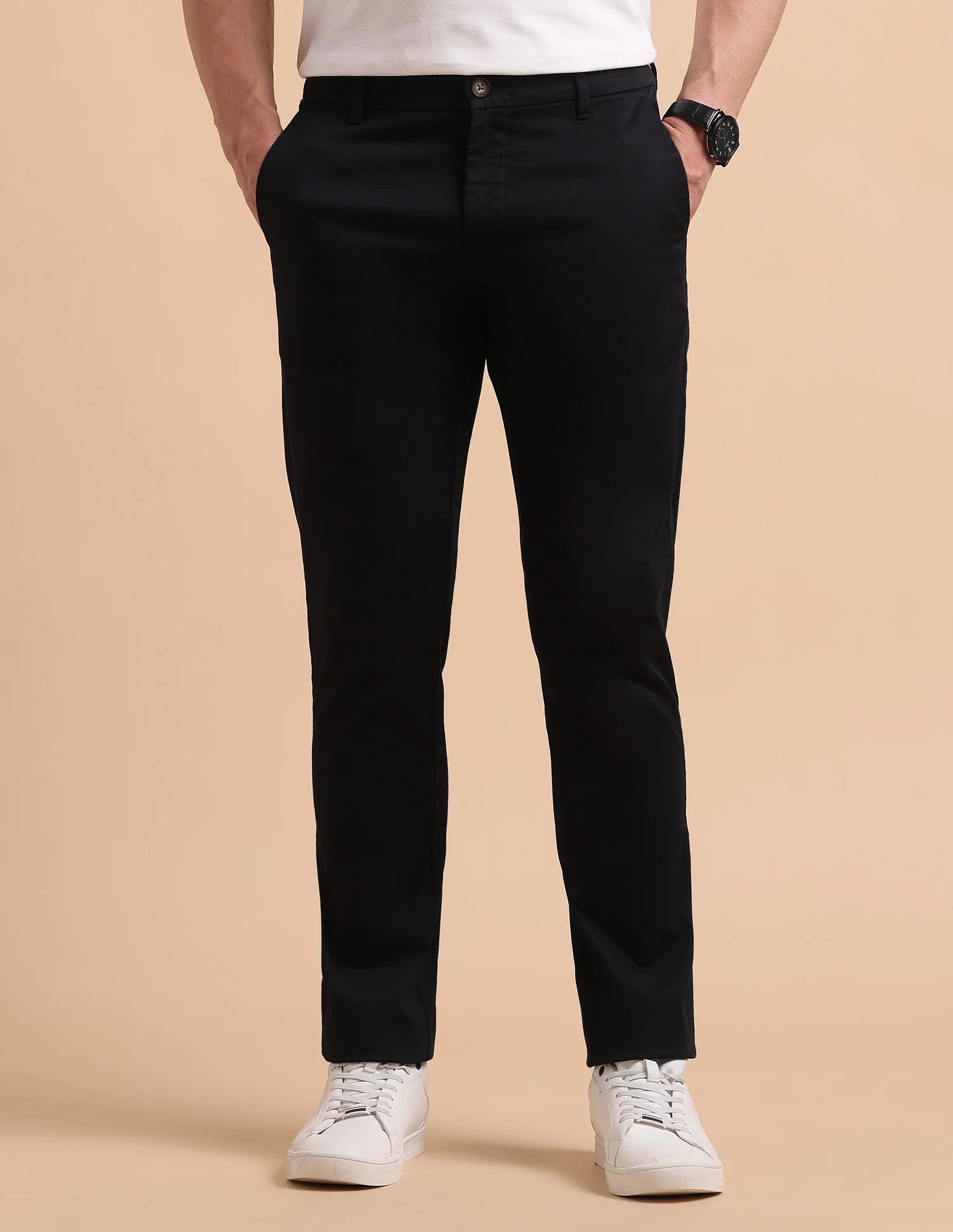 Satin Super Slim Fit Trousers