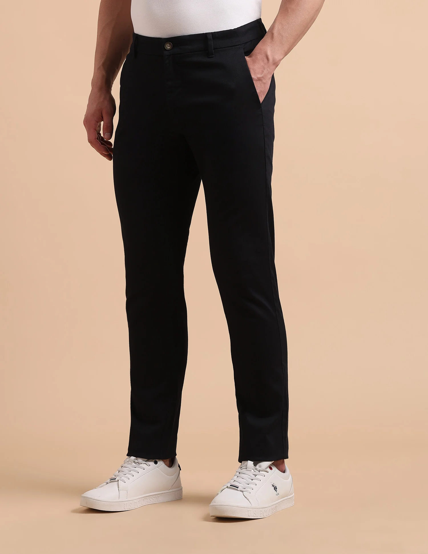 Satin Super Slim Fit Trousers - Image 4