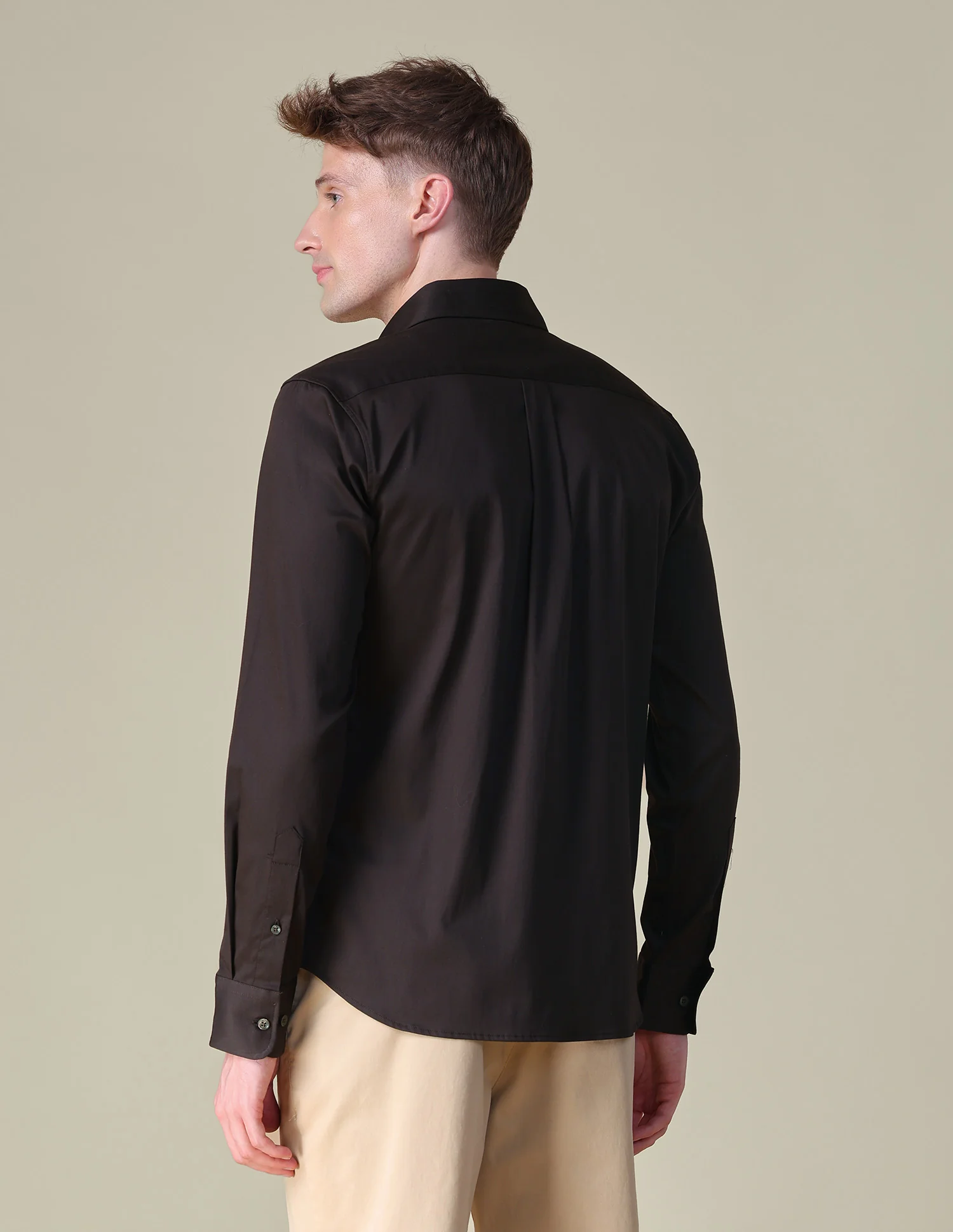 Satin Tailored Fit Shirt - Image 5