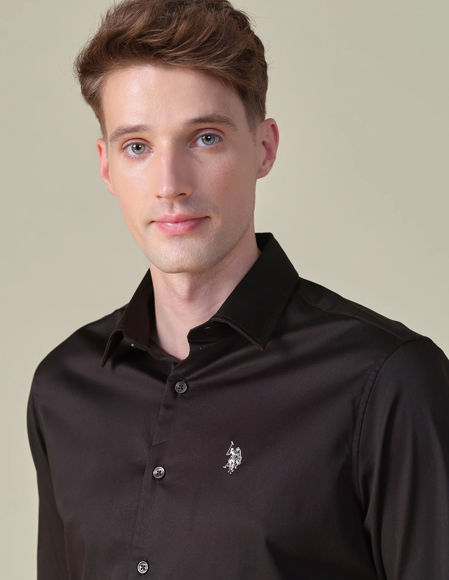 Satin Tailored Fit Shirt - Image 7