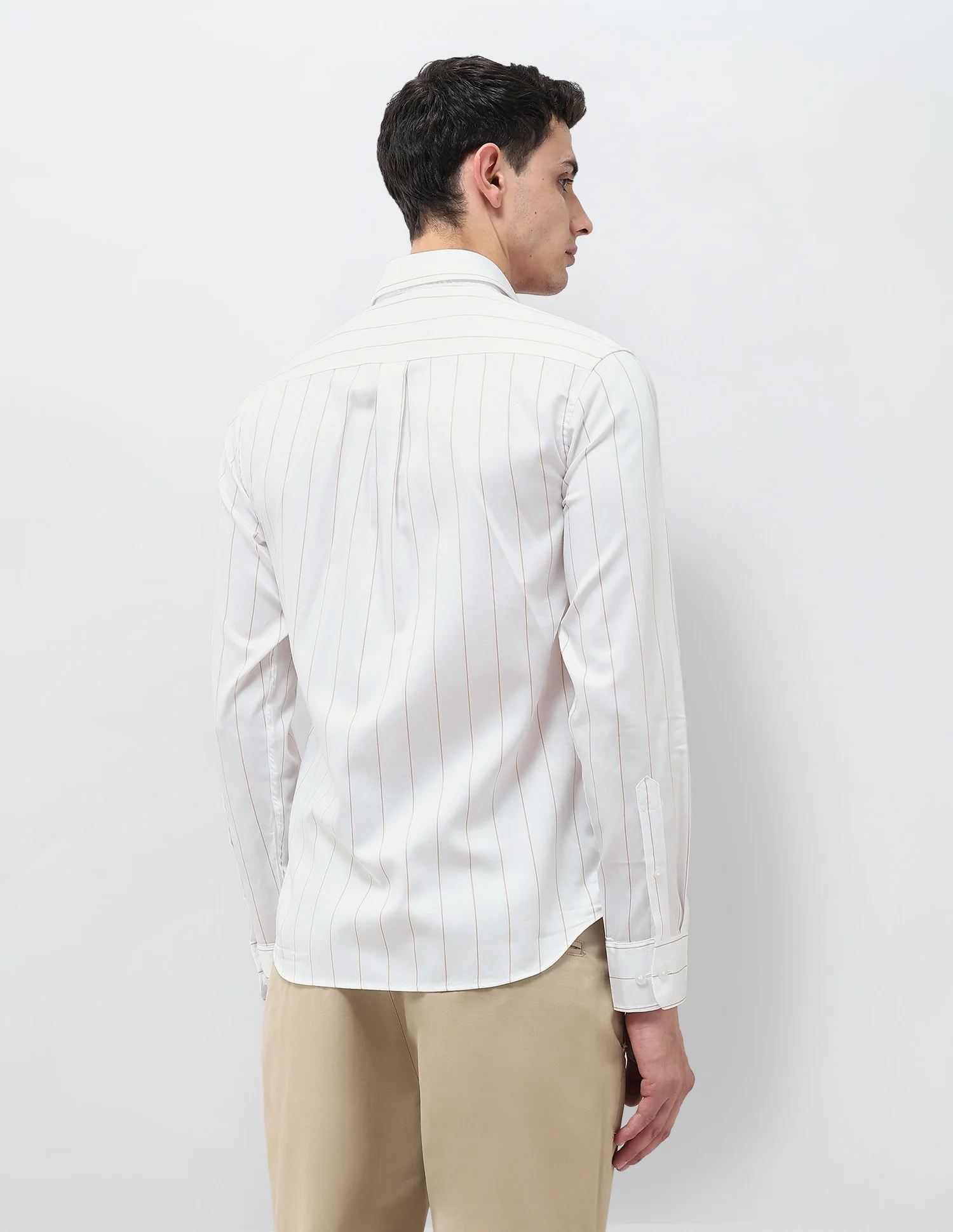 Satin Tailored Fit Shirt - Image 5