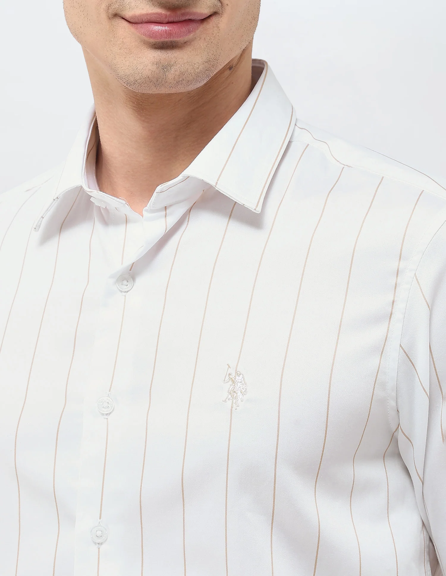 Satin Tailored Fit Shirt - Image 7