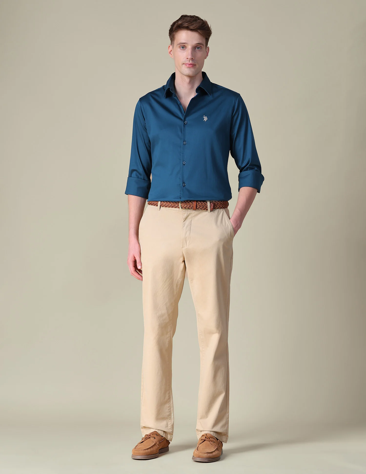 Satin Tailored Fit Shirt - Image 3