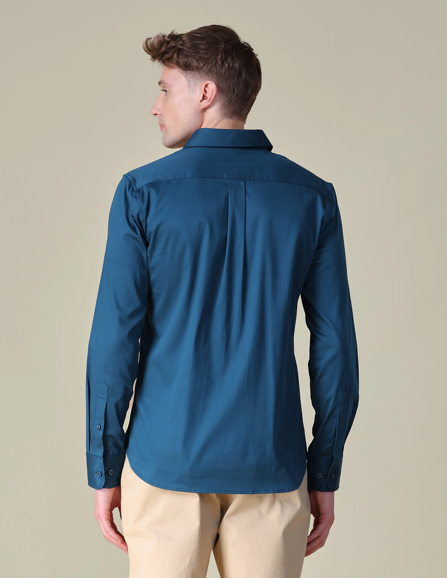 Satin Tailored Fit Shirt - Image 5