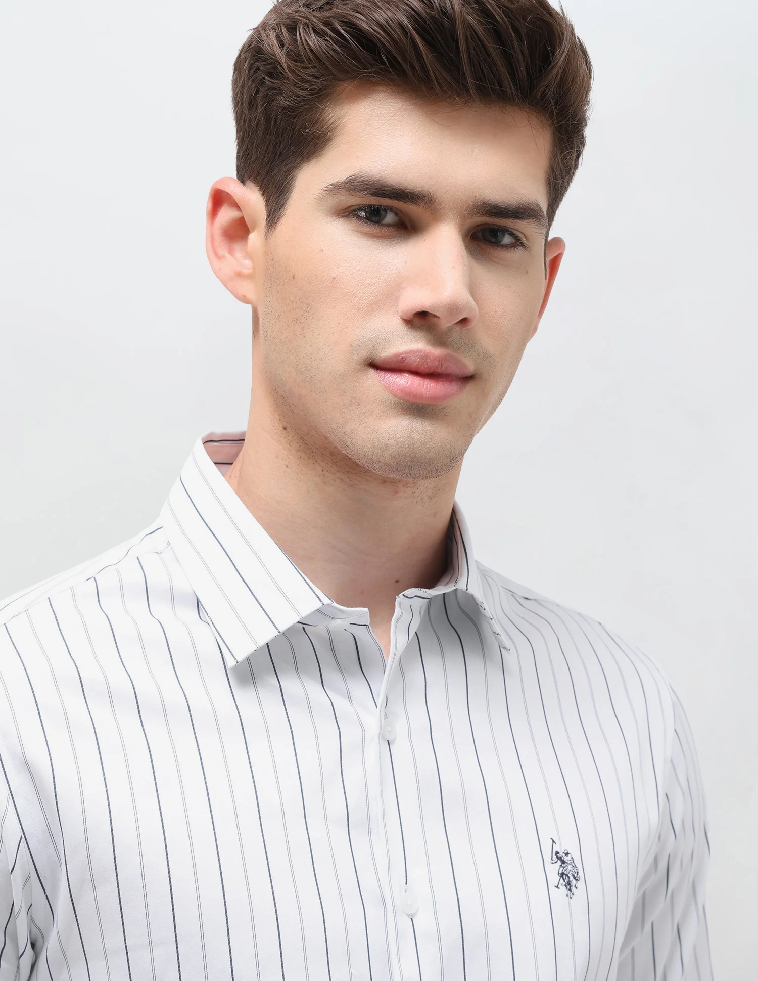 Satin Vertical Striped Shirt - Image 7