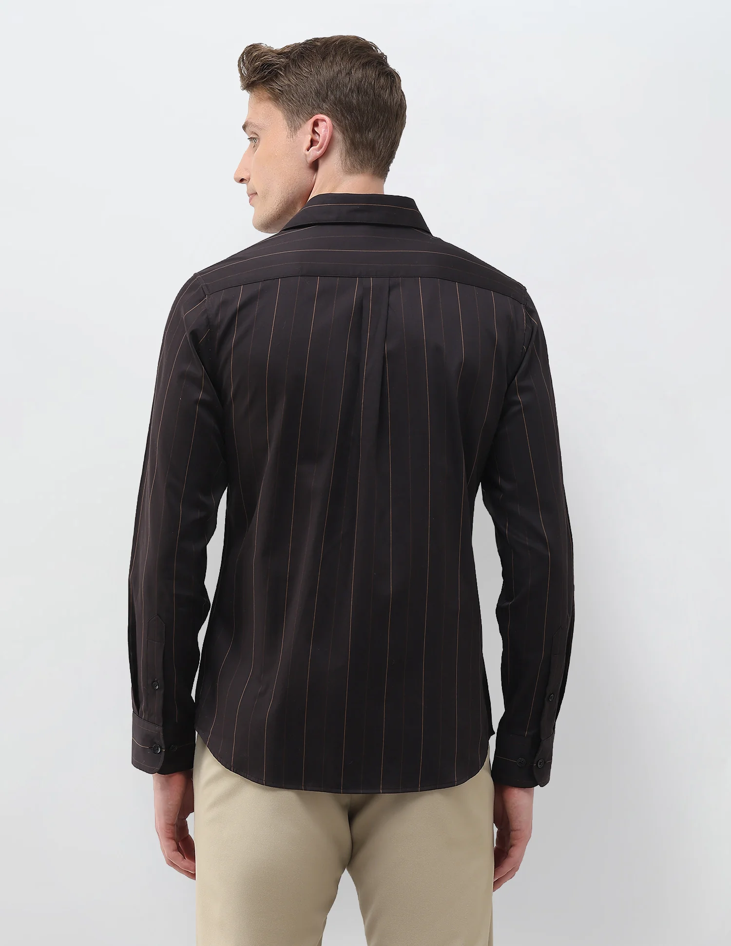 Satin Vertical Striped Shirt - Image 5