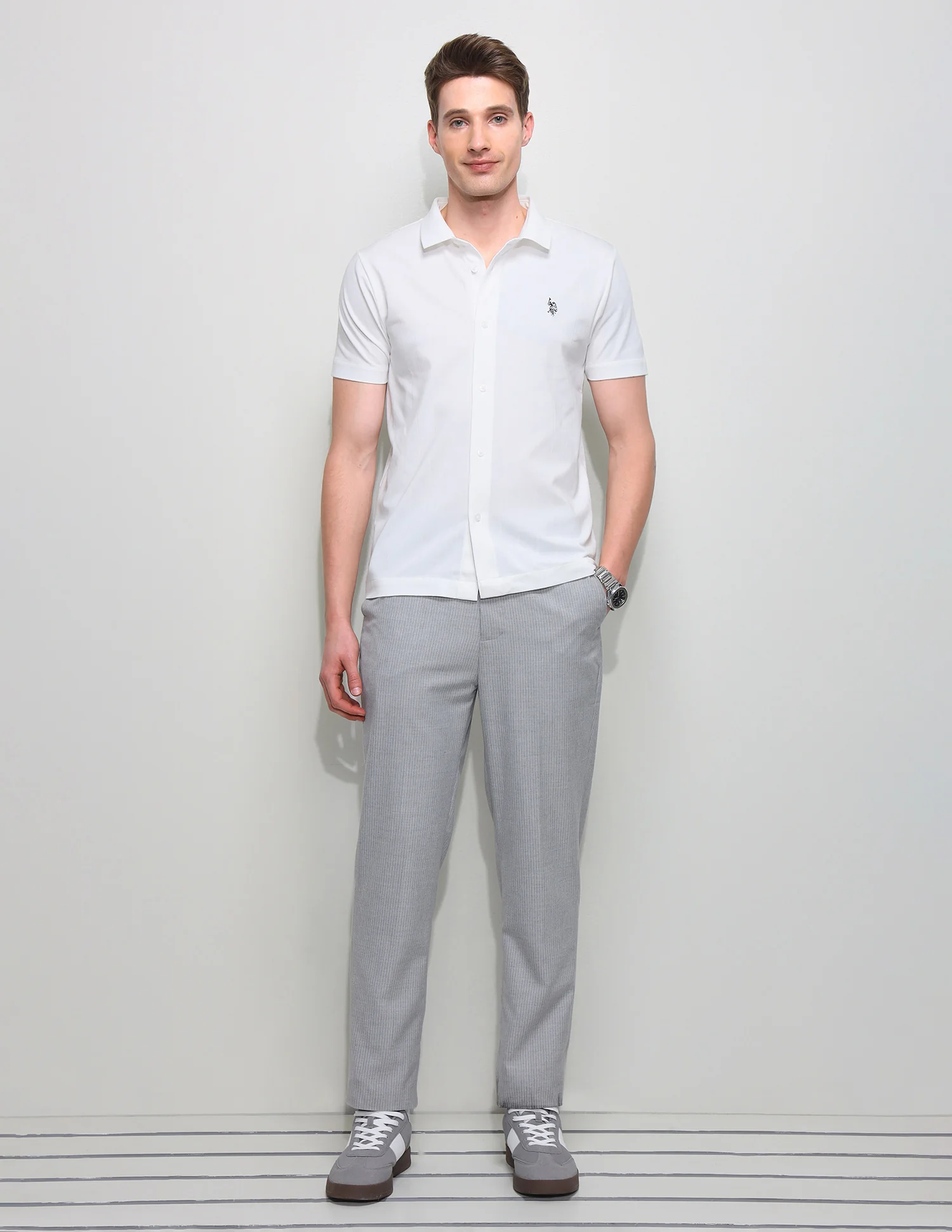 Seersucker Slim Fit Shirt - Image 3