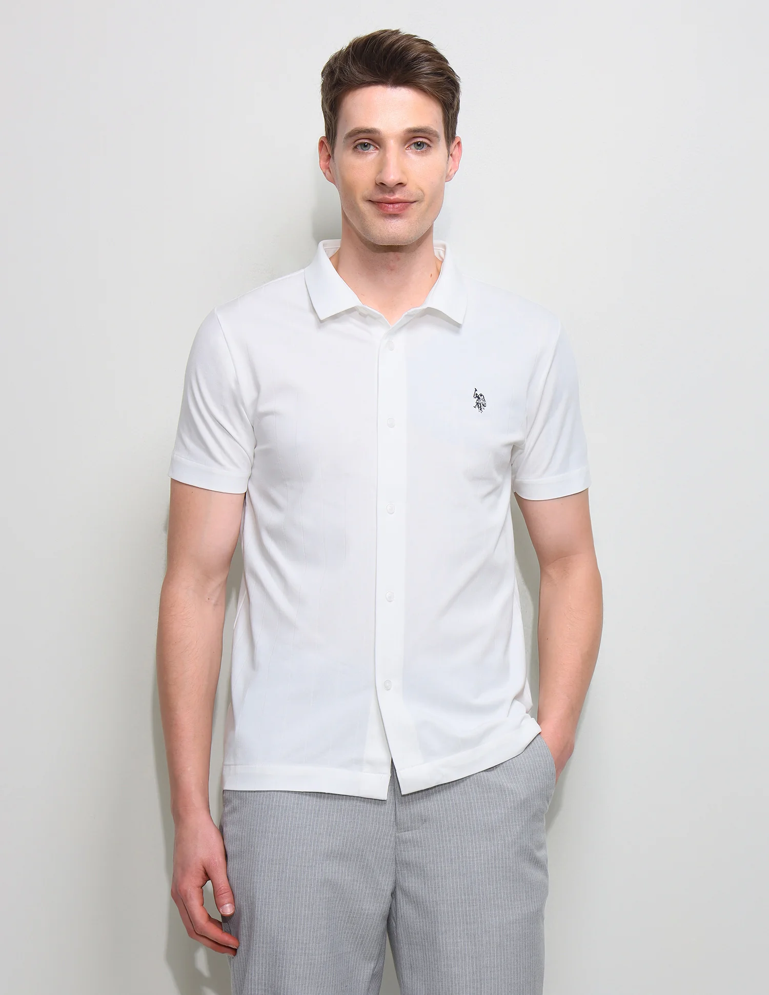 Seersucker Slim Fit Shirt - Image 6