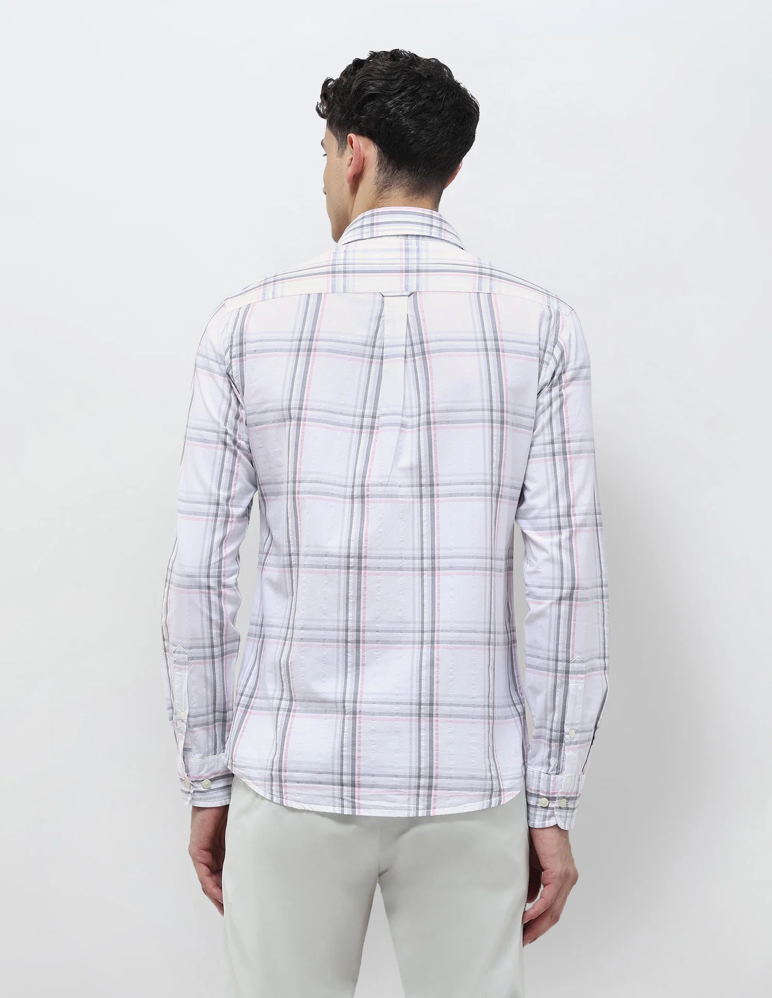 Seersucker Tailored Fit Shirt - Image 5