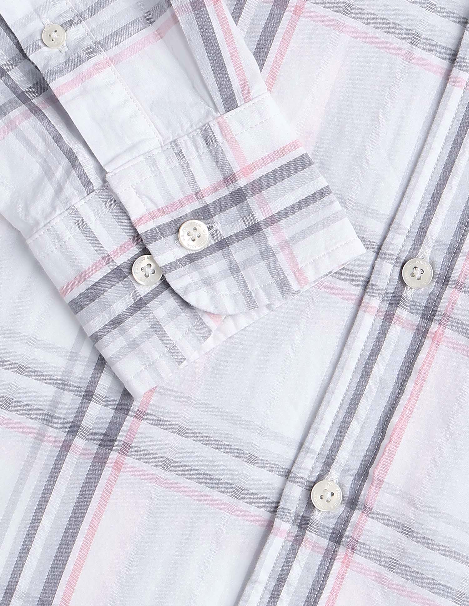 Seersucker Tailored Fit Shirt - Image 8