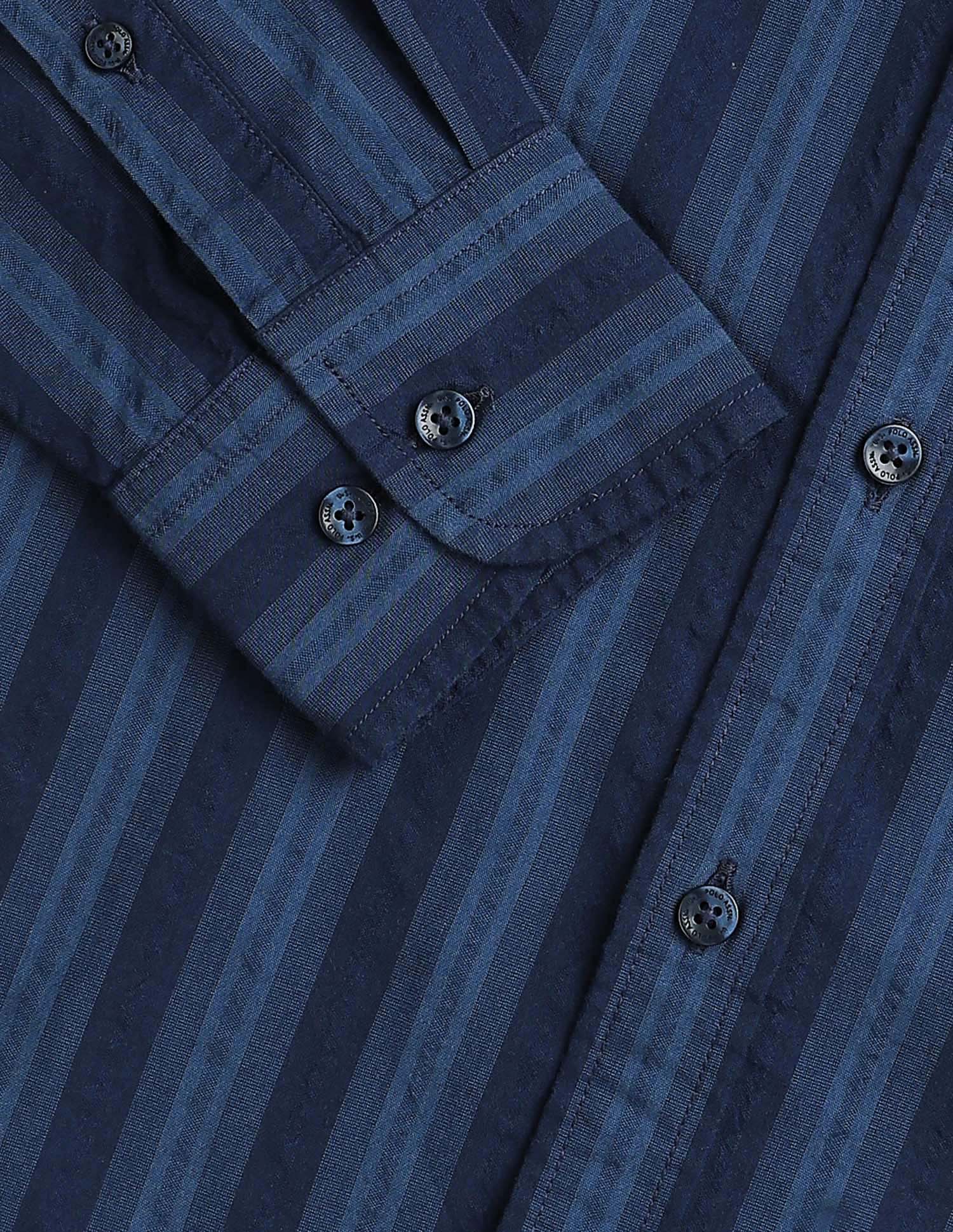 Seersucker Tailored Fit Shirt - Image 8