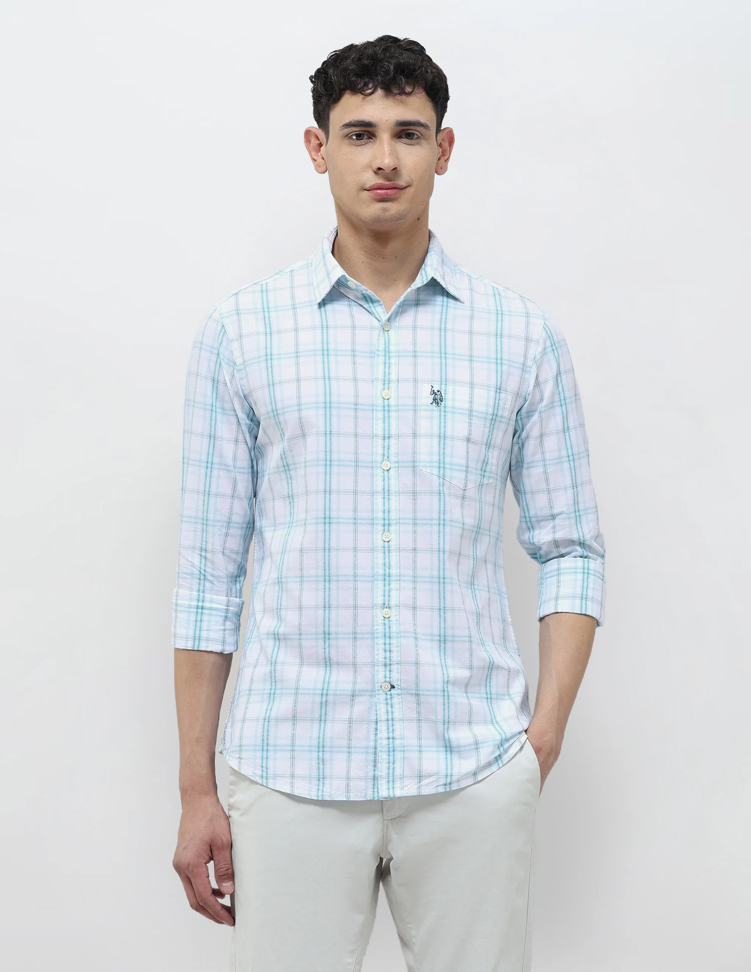 Seersucker Tailored Fit Shirt - Image 6