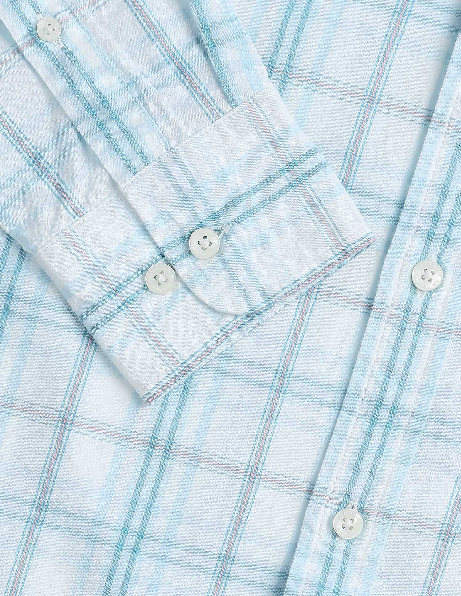 Seersucker Tailored Fit Shirt - Image 8